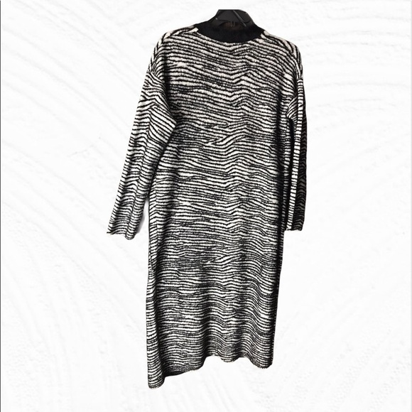 NWT Catherine Malandrino Zebra Open Front Cardigan - Picture 10 of 16